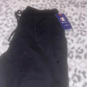 champion black joggers